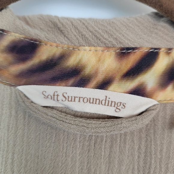 Soft Surroundings Women's Savanna tan maxi dress size 2X - Picture 8 of 8